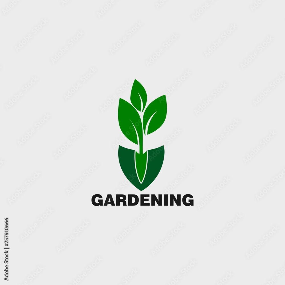  Gardening icon simple sign  isolated on white background  