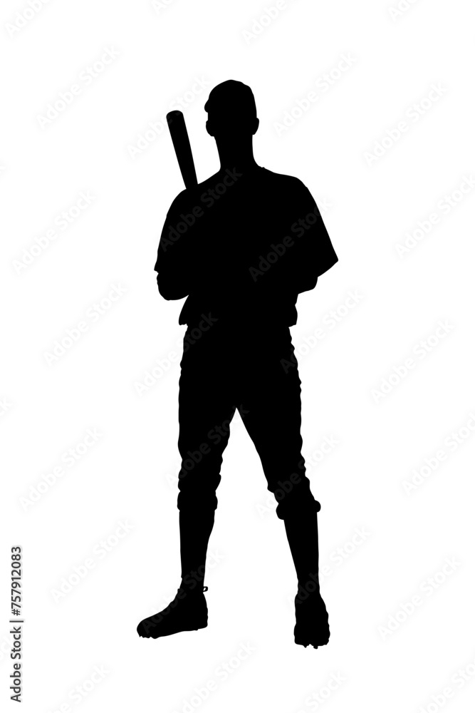 Baseball Players Silhouettes Vector Baseball Players Silhouettes Vector