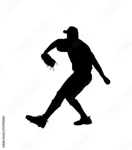 Baseball Players Silhouettes Vector © designpixa