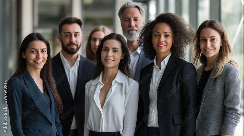 Group portrait of a professional business team Group portrait of a professional business team