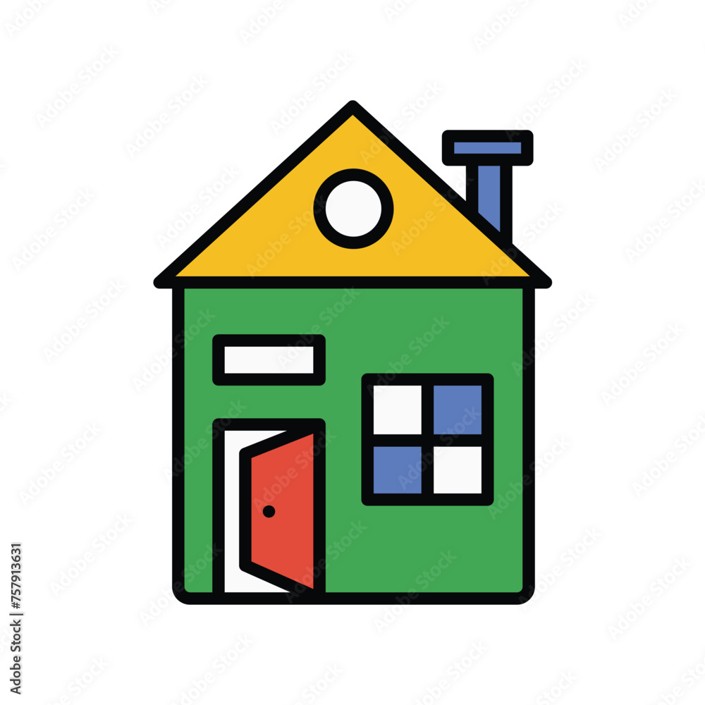 house icon with white background vector stock illustration house icon with white background vector stock illustration
