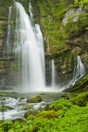 .Cascade de Flumen, Saint-Claude, , Jura, Frankreich