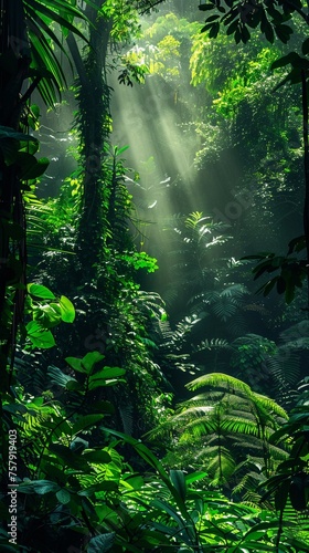 Deep tropical jungles of Southeast Asia.