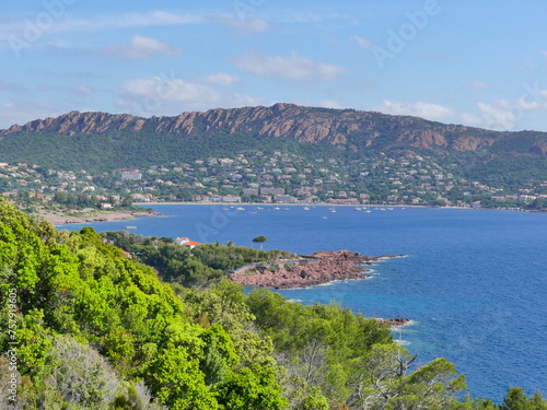 Paysage naturel de l'Esterel en Côte d'Azur