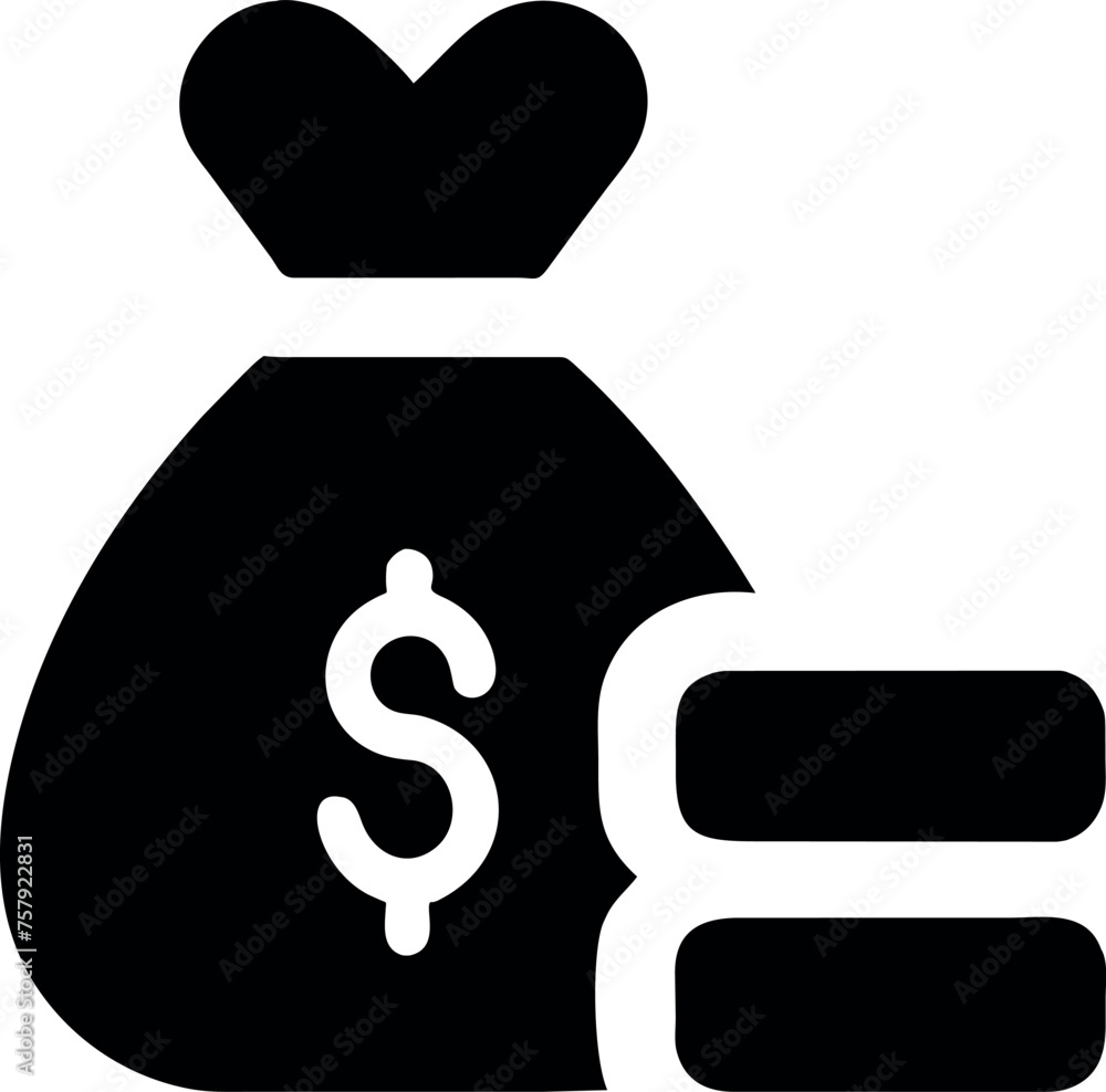 Money bag icon Money bag icon