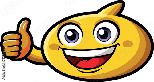 Thumb up emoticon