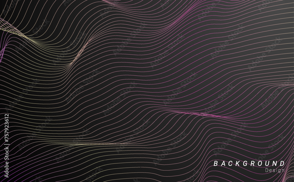 Abstract soundwave futuristic vector background design Abstract soundwave futuristic vector background design