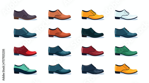 Shoes icon vector illustration. flat vector 