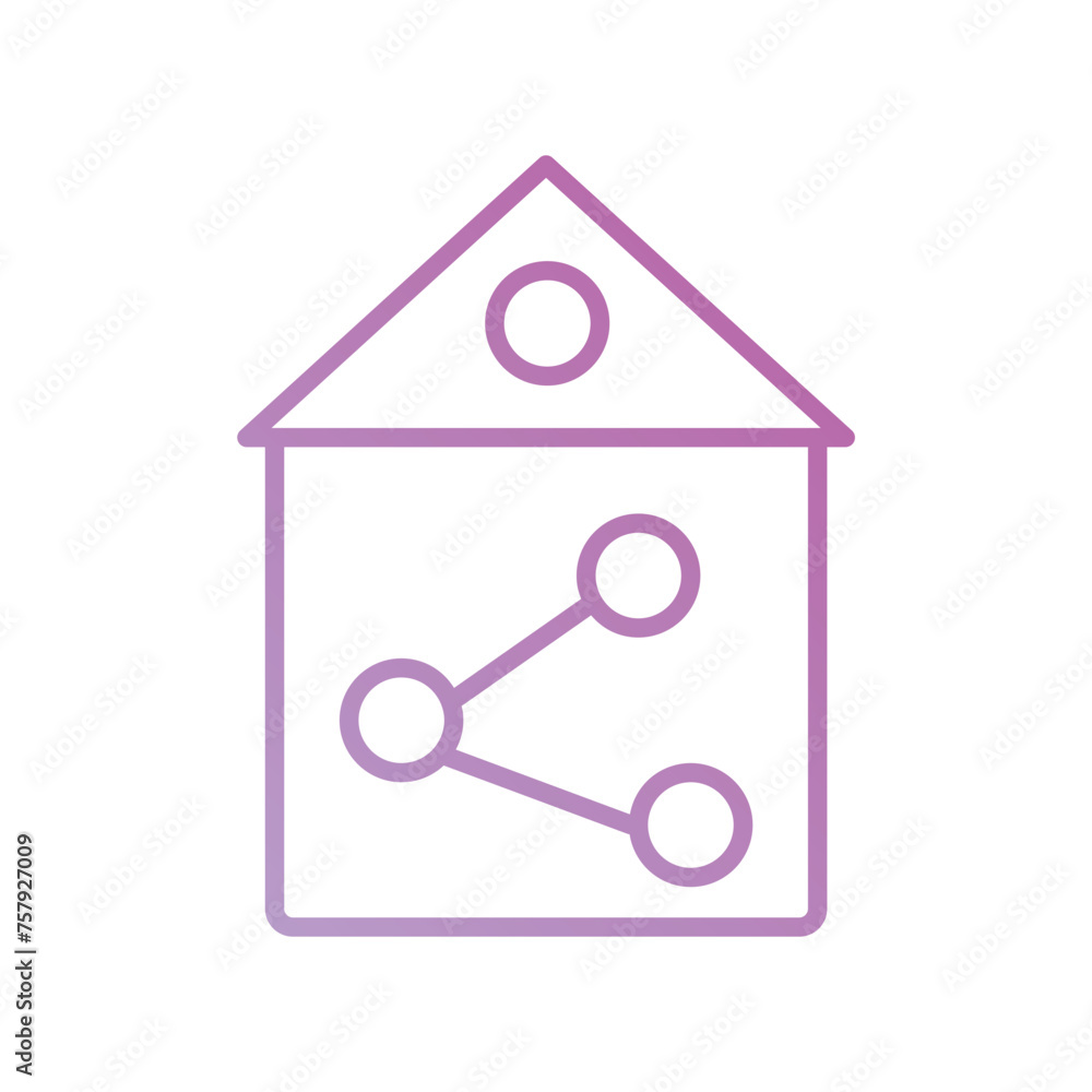shared housing icon with white background vector stock illustration shared housing icon with white background vector stock illustration