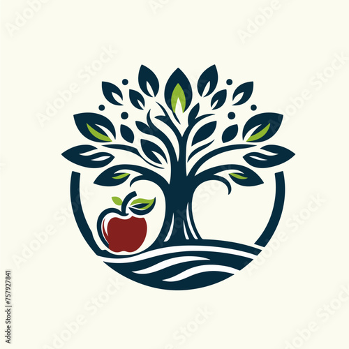 apple tree logotype