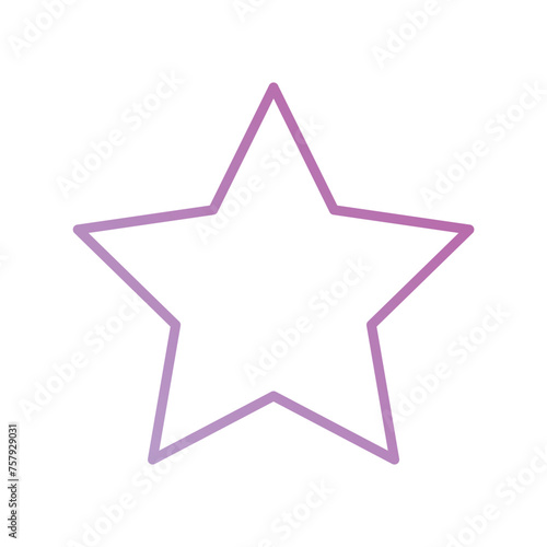favourite icon with white background vector stock illustration