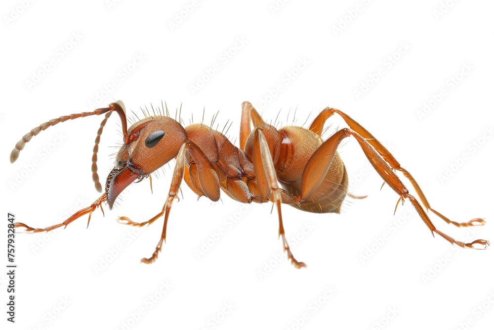 Close up photo of ant transparent background Close up photo of ant transparent background