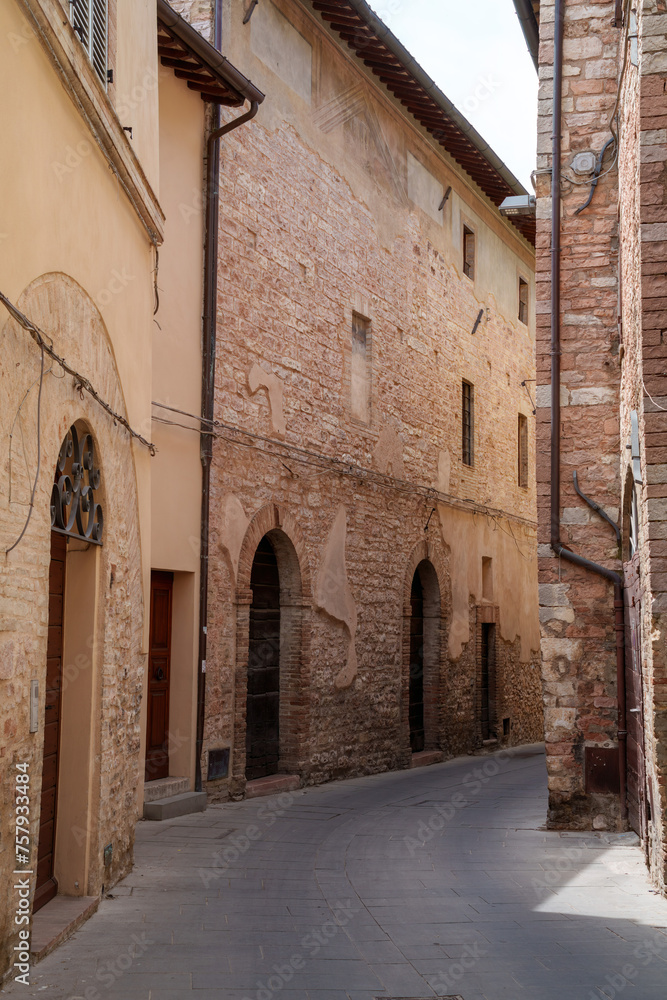 Fototapeta premium Historic buildings of Spello, Umbria, Italy