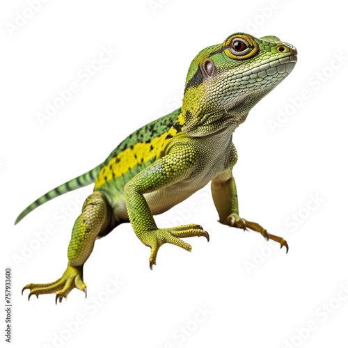 Lizard isolated on transparent background