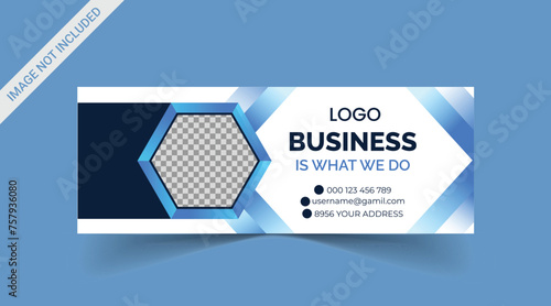 Abstract corporate business digital agency for social media cover and banner template