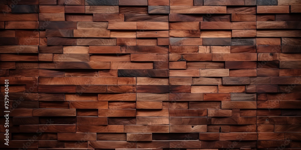 Wooden brick wall texture, wooden background. Beautiful Abstract tiles. Bricks made of various types of wood. Wooden brick wall texture, wooden background. Beautiful Abstract tiles. Bricks made of various types of wood.