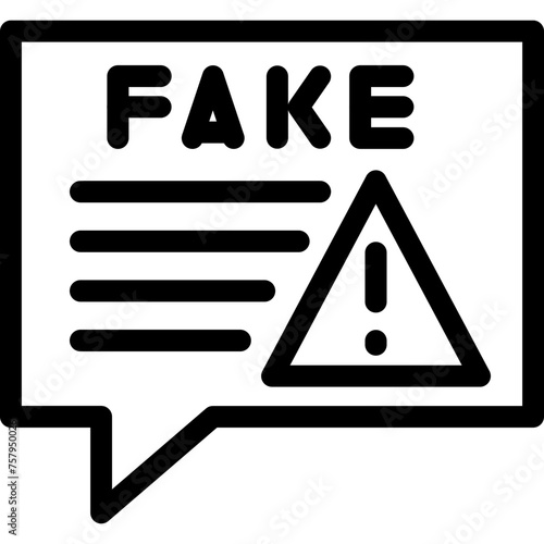 Fake News Icon