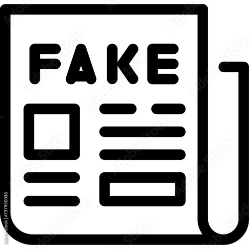 Fake News Icon