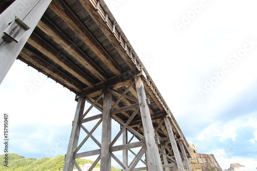 『 錦帯橋』山口県  岩国 横山  日本観光　Kintai Bridge 　 © YuAiru