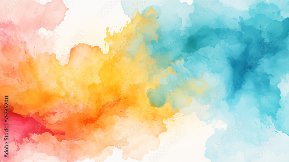 Warm to Cool Watercolor Transition Warm to Cool Watercolor Transition