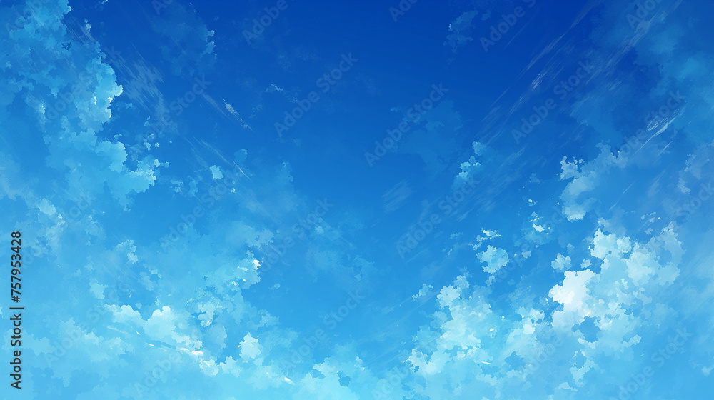 青空と雲の背景 青空と雲の背景