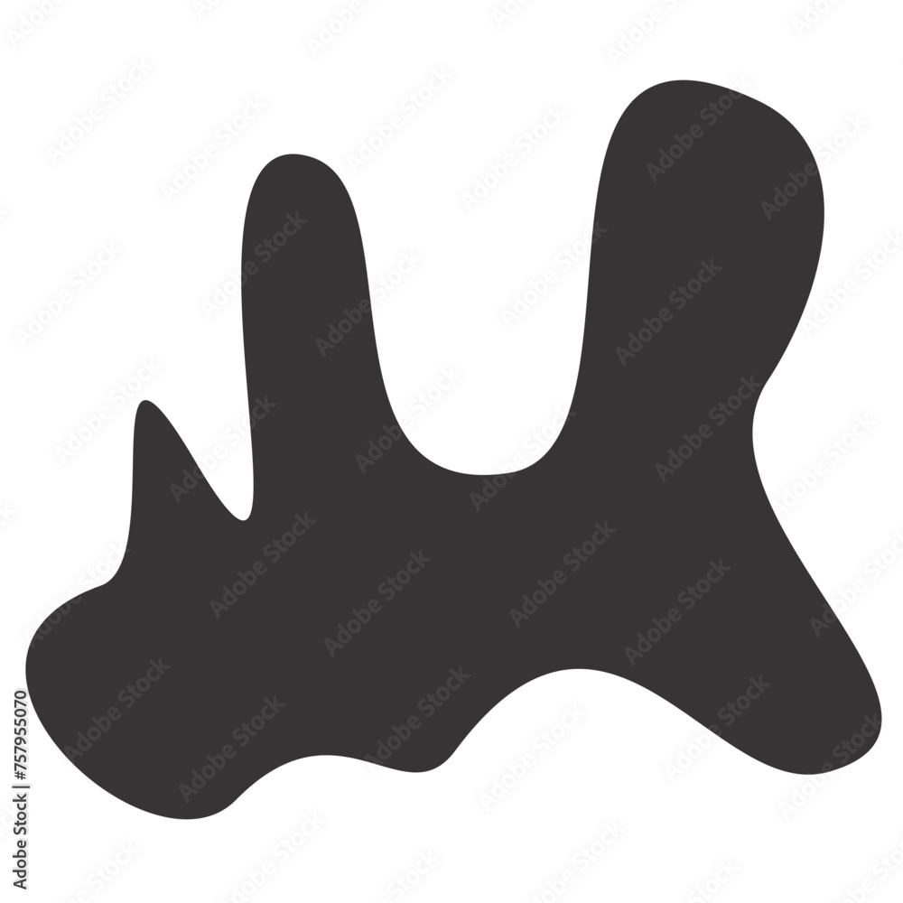 Contemporary Shapes Silhouette Blobs Symbol Visual illustration Contemporary Shapes Silhouette Blobs Symbol Visual illustration