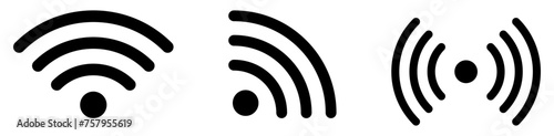Wi-fi icons. Design can use for web and mobile app. Vector illustration