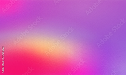 4K Digital grainy gradient noise effect. purple yellow pink abstract background.