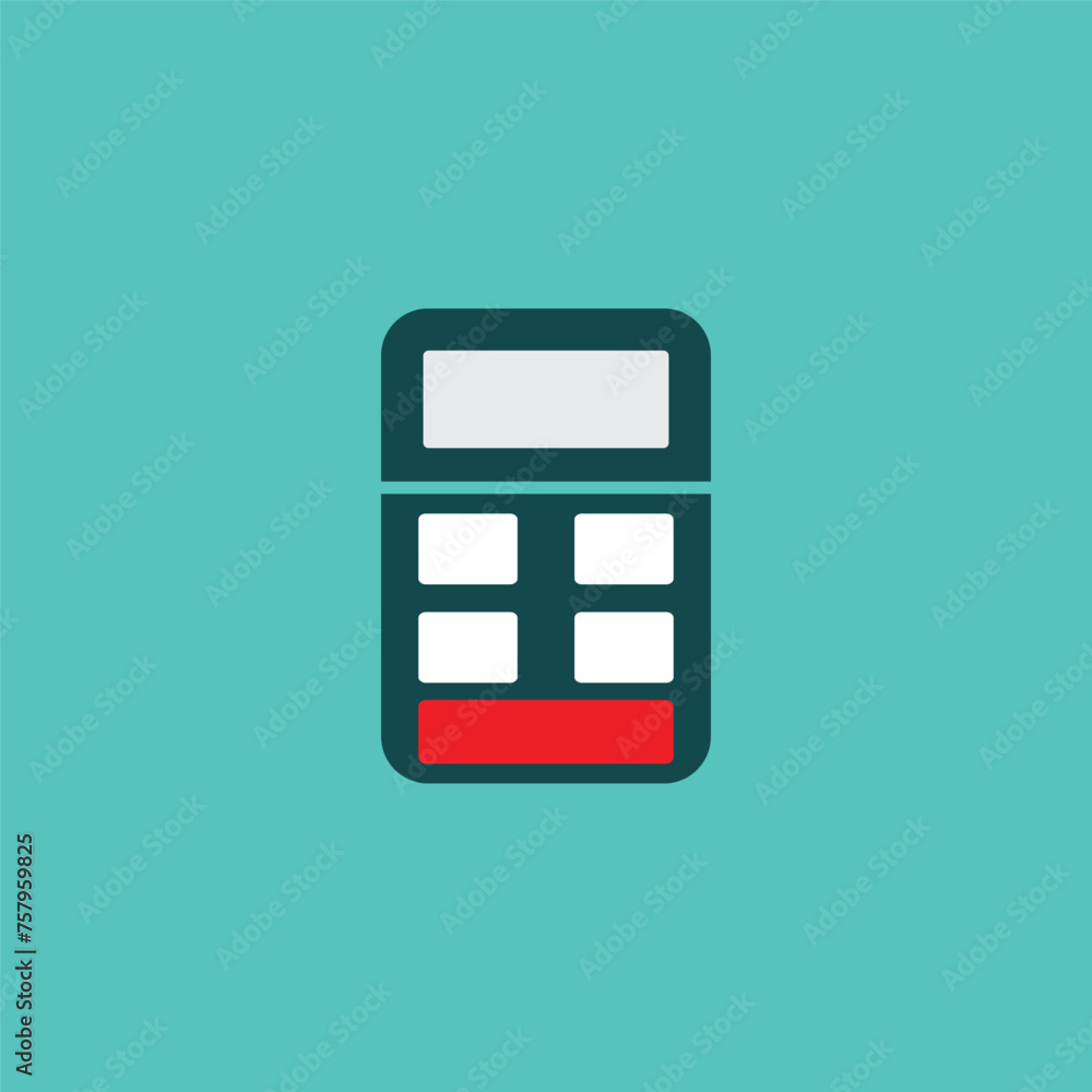 Calculator icon vector logo design template Calculator icon vector logo design template