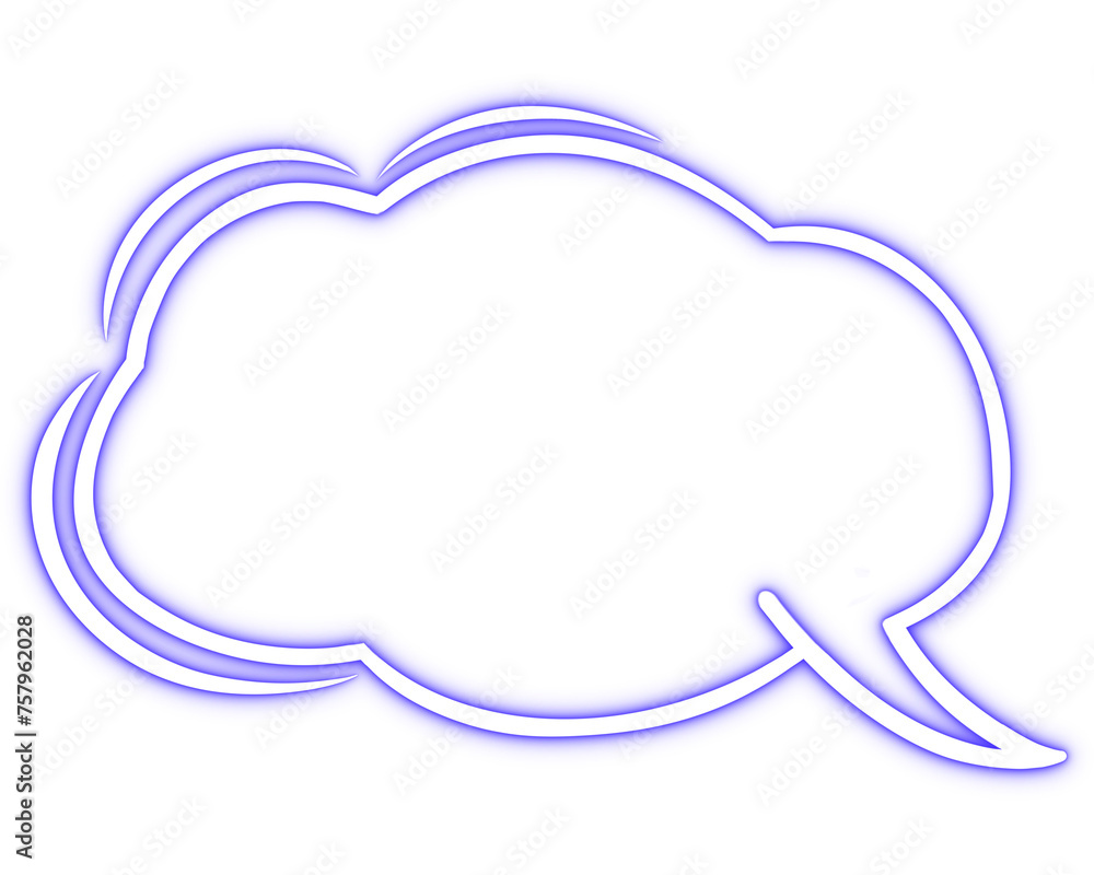 Retro blue neon Speech Bubble line, neon text bar Png Clipart Retro blue neon Speech Bubble line, neon text bar Png Clipart