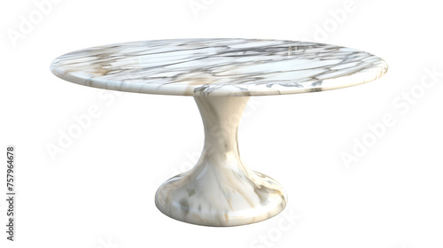 a marble tulip table, generative ai