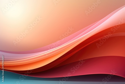 Abstract background with light stripes and perfect bottom shadow