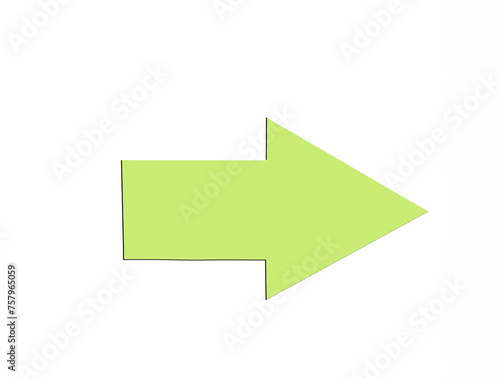 Free Download Lime green arrow right - GFXLoad