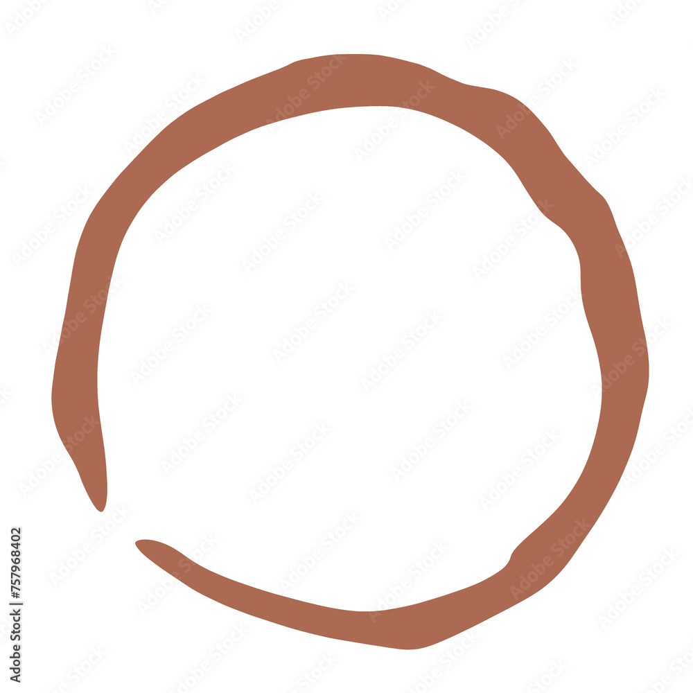 coffee trace. round frame coffee trace. round frame