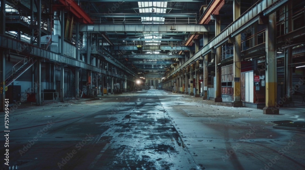 Exploring the Haunting Silence of an Abandoned Industrial Facility Exploring the Haunting Silence of an Abandoned Industrial Facility