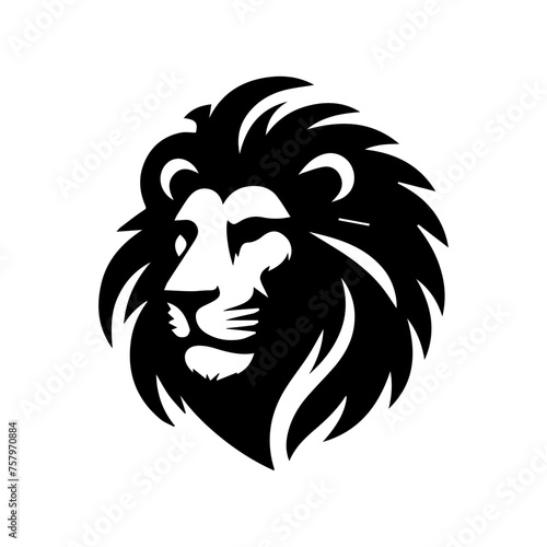 Fototapeta Naklejka Na Ścianę i Meble -  Wild Lion Vector Icon Logo Design Mascot Icon Template