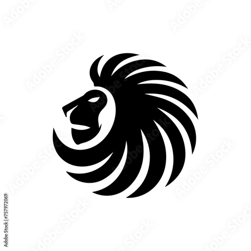 Lion head logo mascot