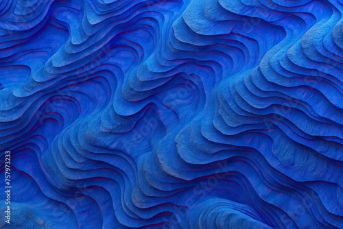 Blue layered clay textured background.
