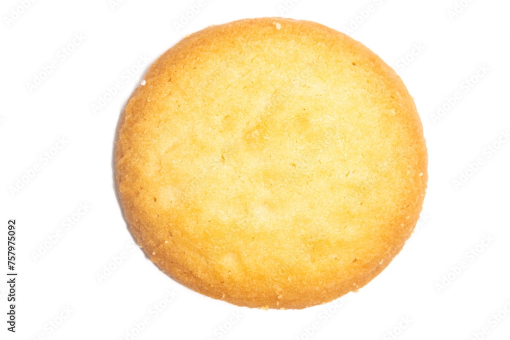 Danish butter cookies the country style cookie top view isolated on white background clipping path Danish butter cookies the country style cookie top view isolated on white background clipping path