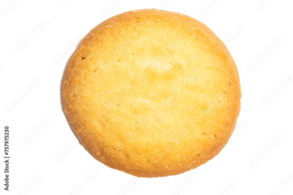 Danish butter cookies the country style cookie top view isolated on white background clipping path Danish butter cookies the country style cookie top view isolated on white background clipping path