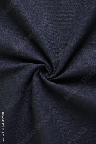 black cotton texture of fabric textile industry, abstract dark image for fashion cloth design background