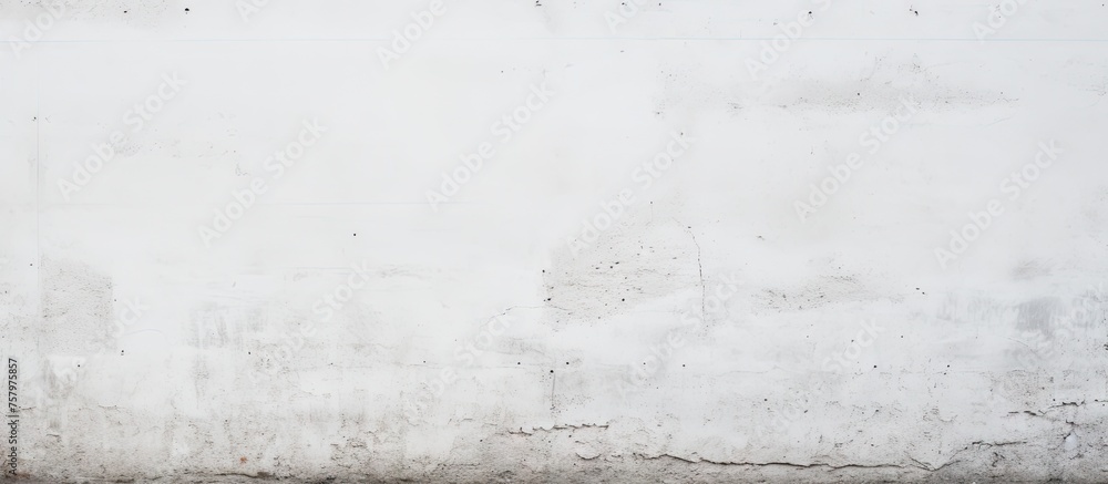 Obraz premium Graceful Black and White Cat Posing Against a Clean White Wall