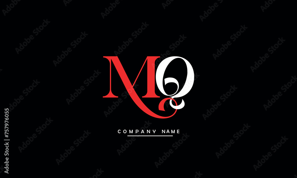 MQ, QM, M, Q Abstract Letters Logo Monogram MQ, QM, M, Q Abstract Letters Logo Monogram