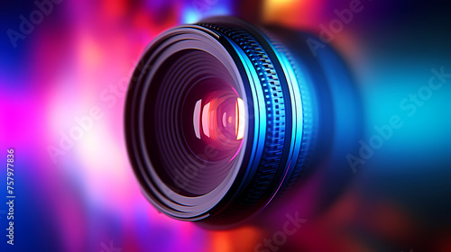 Illustration of camera lens