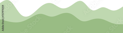 Layer Green Wave illustration Decoration