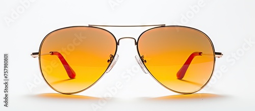 Summertime Vibes: Stylish Gold Aviator Sunglasses for Fashionable Looks