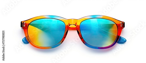 Vibrant Shades: Funky Sunglasses with Colorful Lens for Stylish Summer Look