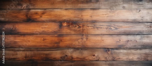 Rustic Wooden Wall with Unique Brown Stain Providing Natural Texture Background