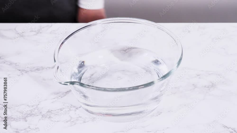 Measuring Glass Cups Filled with Water for Preparation Measuring Glass Cups Filled with Water for Preparation