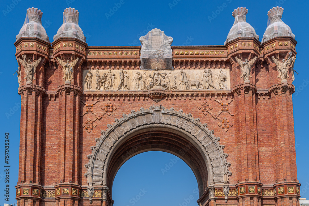 Obraz premium Arco de Triunfo de Barcelona 
